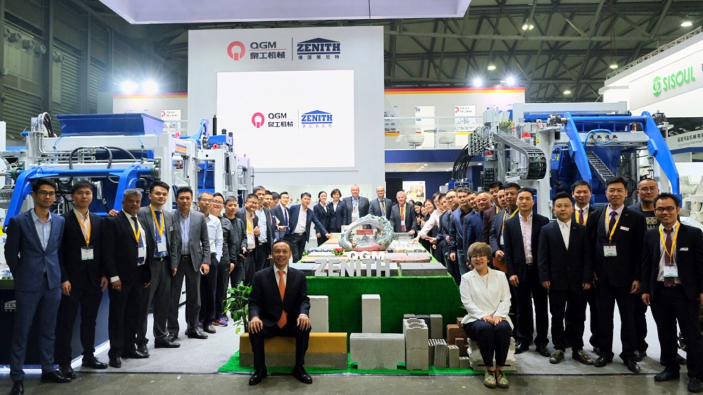 Kepinteran ngukir dalan, inovasi mimpin masa depan -- QGM karo Zenith Jerman sing misuwur ing Shanghai Bauma Fair 2018